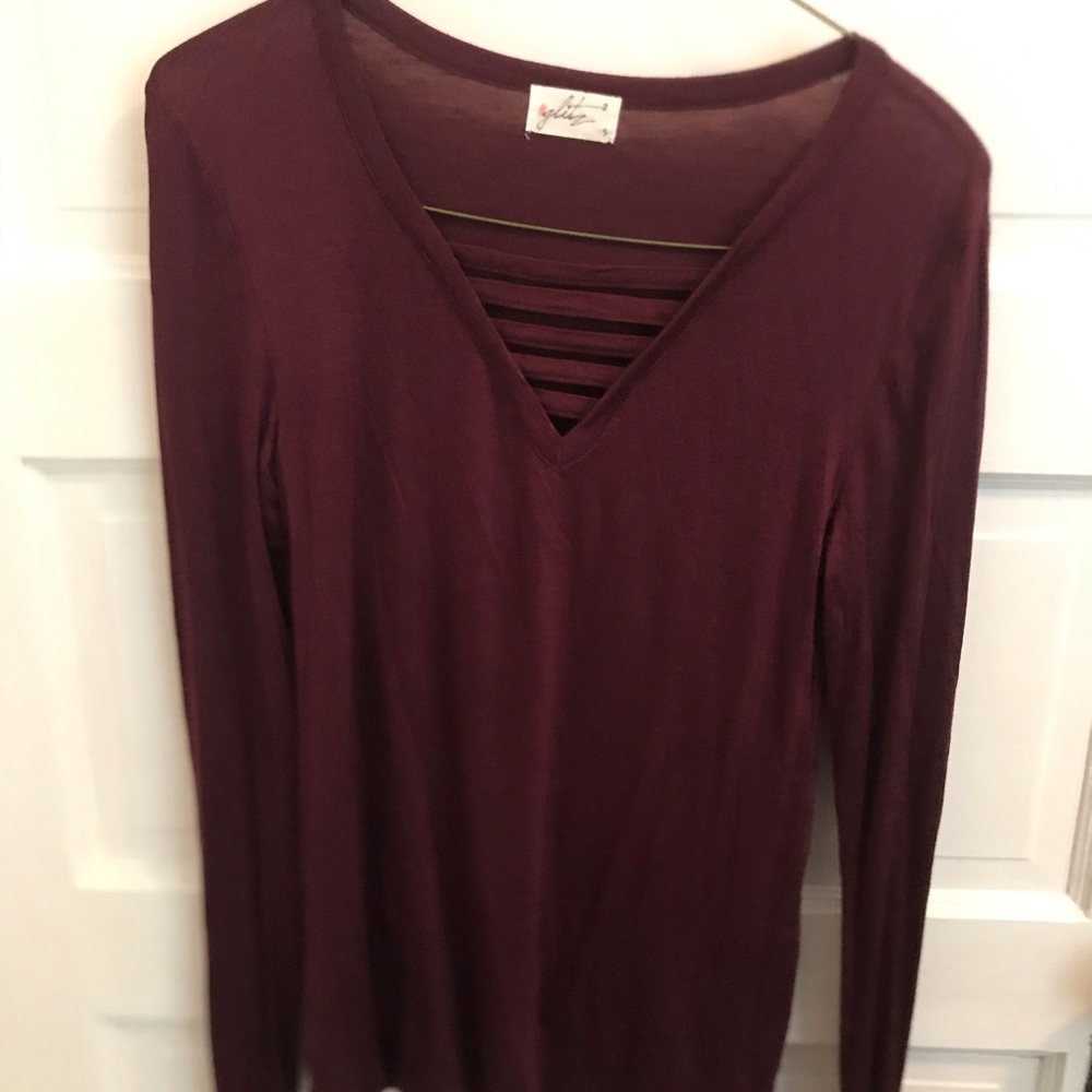 Glitz Long Sleeve Top size Small